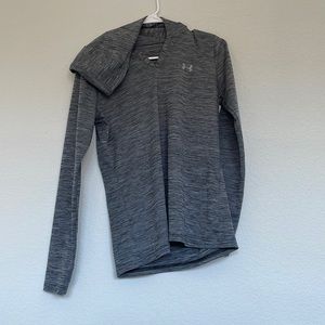 Light weight Gray and black under Armour hoodie